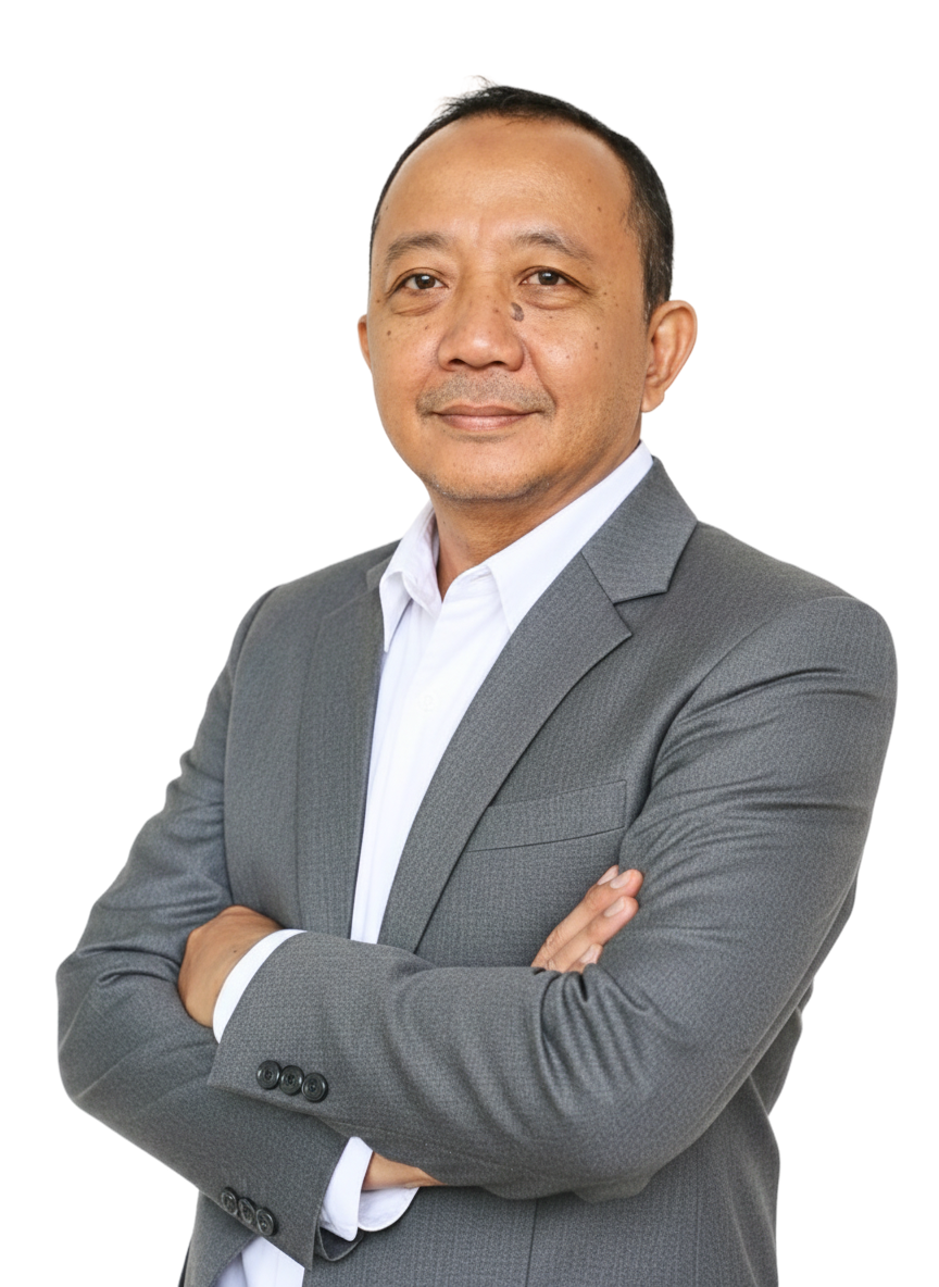 Martono Tikjanto in a grey suit